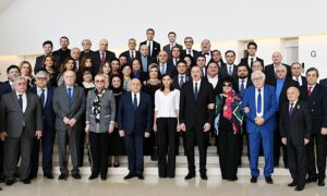 Meeting of cultural figures with the President of the Republic of Azerbaijan. March 1, 2019